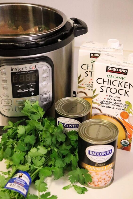 instant pot chicken and poblano soup