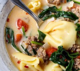 spinach and tortellini soup