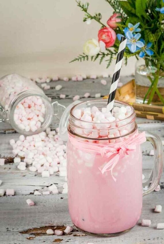 pink hot chocolate recipe for valentine s day