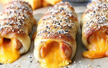 Everything Bagel Pretzel Cheese Dogs