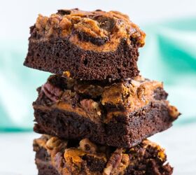 s 15 mind blowing brownie recipes we can t wait to try, Pumpkin Cheesecake Brownies Recipe
