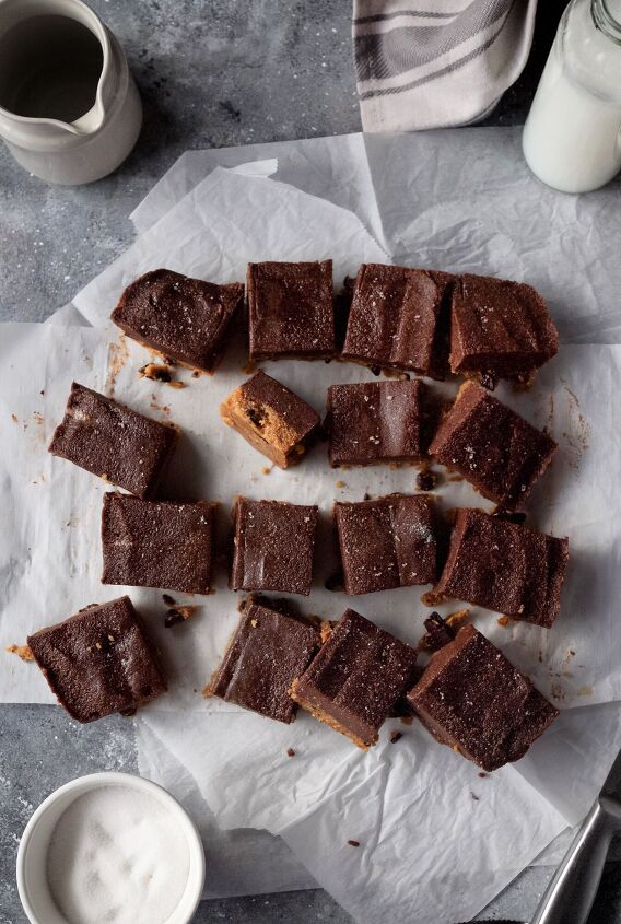 s 15 mind blowing brownie recipes we can t wait to try, No Bake Brownie Cookie Bars