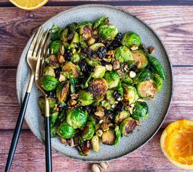 s 13 even better ways to make roasted veggies, Orange Roasted Brussels Sprouts