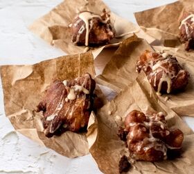 chai spice apple fritters