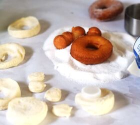 Who knew a donut so sweet, fresh, and fluffy could come from a can of biscuit dough? (3 ingredients!)