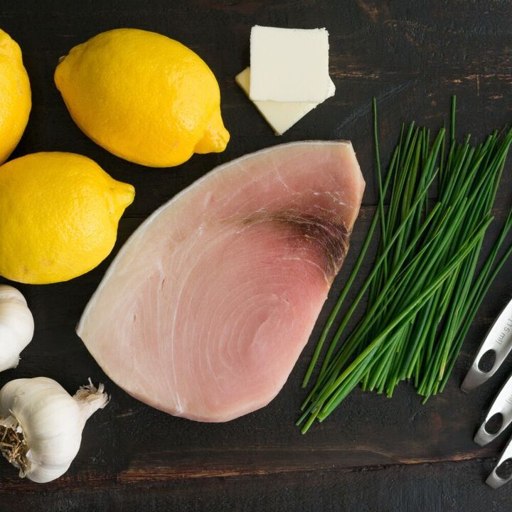 lemon garlic roasted swordfish