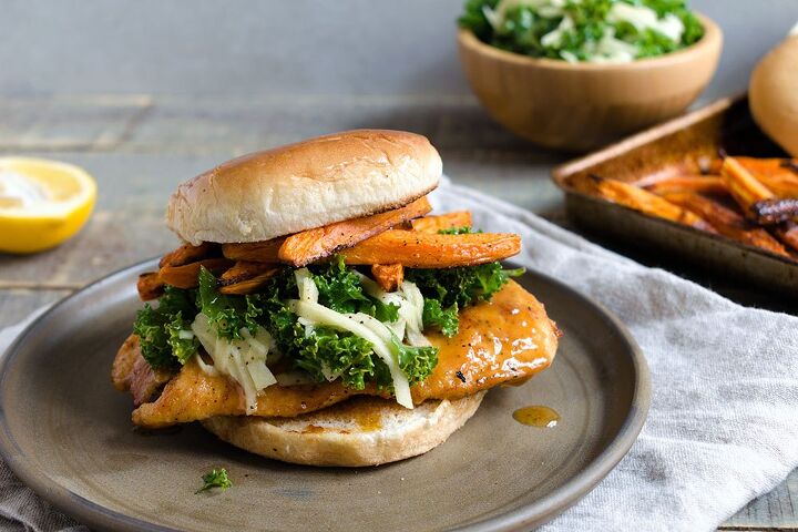 spicy honey mustard chicken sandwich