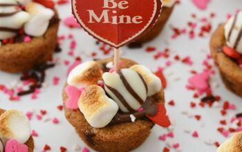 Be Mine: S’mores Chocolate Chip Cookie Cups