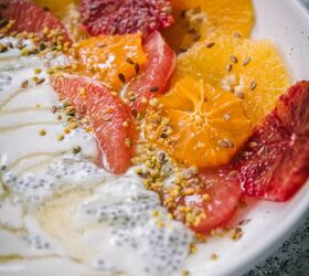healthy citrus breakfast bowl