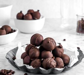 dark chocolate coffee truffles