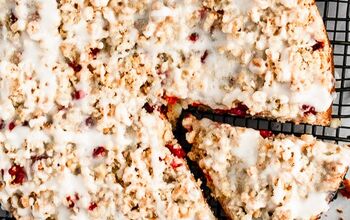 Cranberry Citrus Coffee Cake With Vanilla Glaze