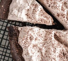 flourless chocolate cake with espresso whipped cream
