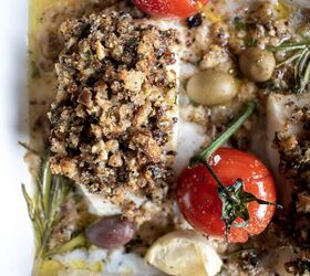 Mediterranean Garlic and Herb Crusted Roasted Sardines