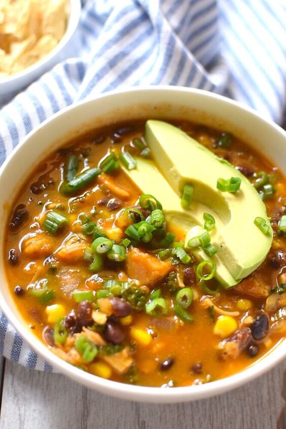 healthy vegan tortilla soup