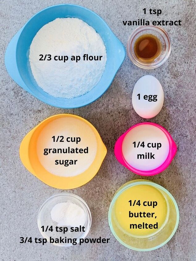 a recipe for 6 cupcakes from scratch