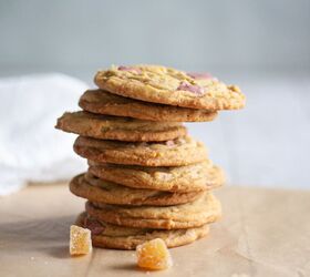 double ginger ruby chocolate chunk cookies