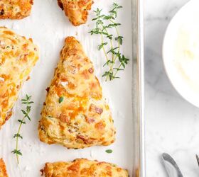 bacon cheddar and chive scones