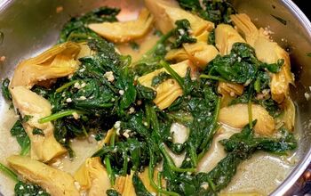 Vic’s Tricks To…Lemony Spinach & Artichokes