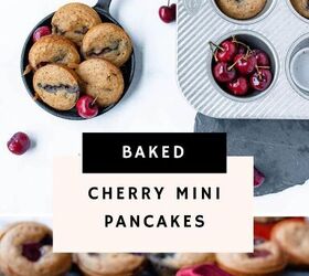 cherry mini pancakes