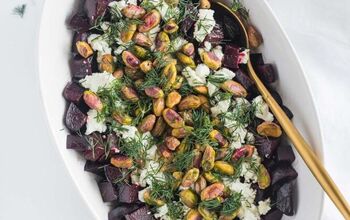 Roasted Beet Salad With Goat Cheese and Pistachio