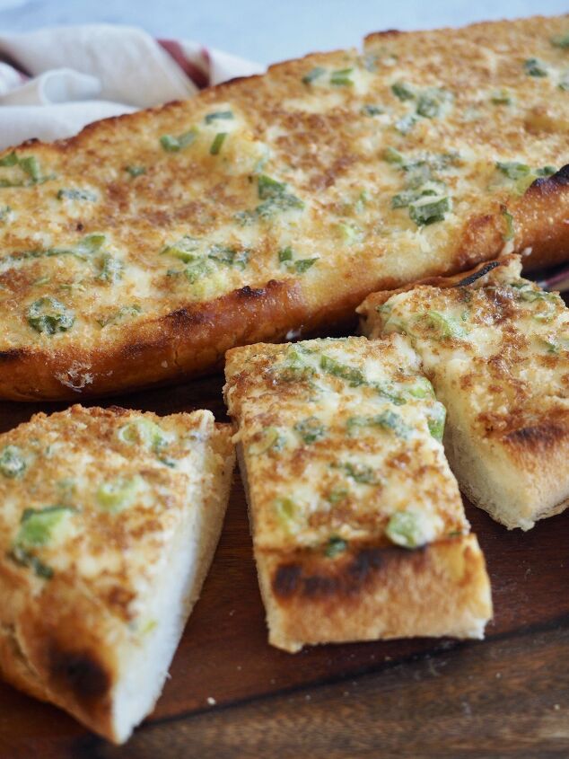 s 15 amazing recipes you can make with less than 5 ingredients, The BEST Cheesy Garlic Bread Spread