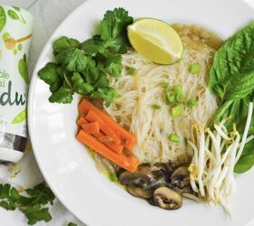 flavorful vegan pho noodle soup