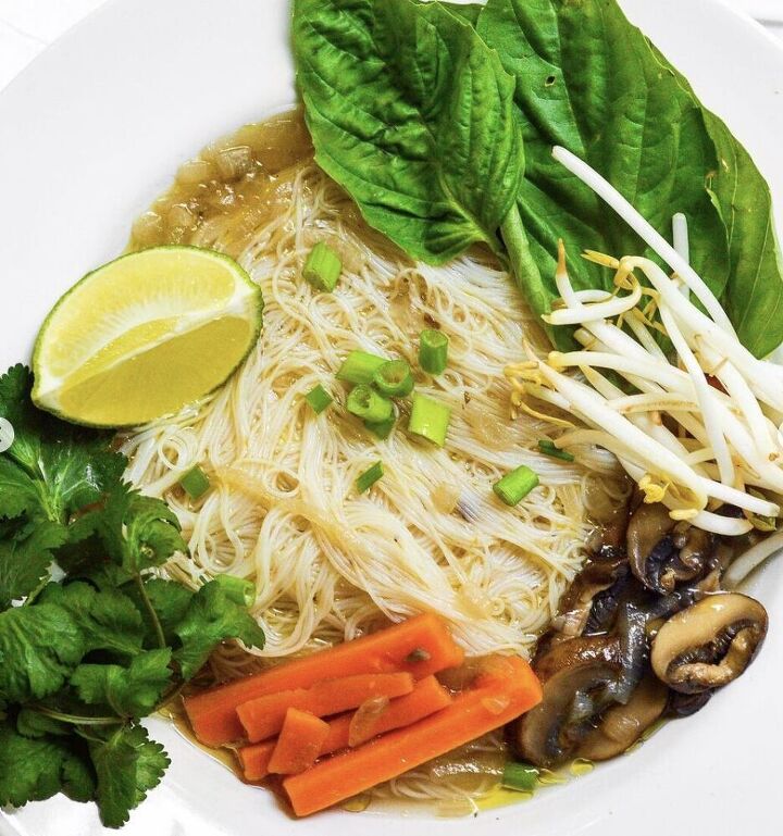 flavorful vegan pho noodle soup