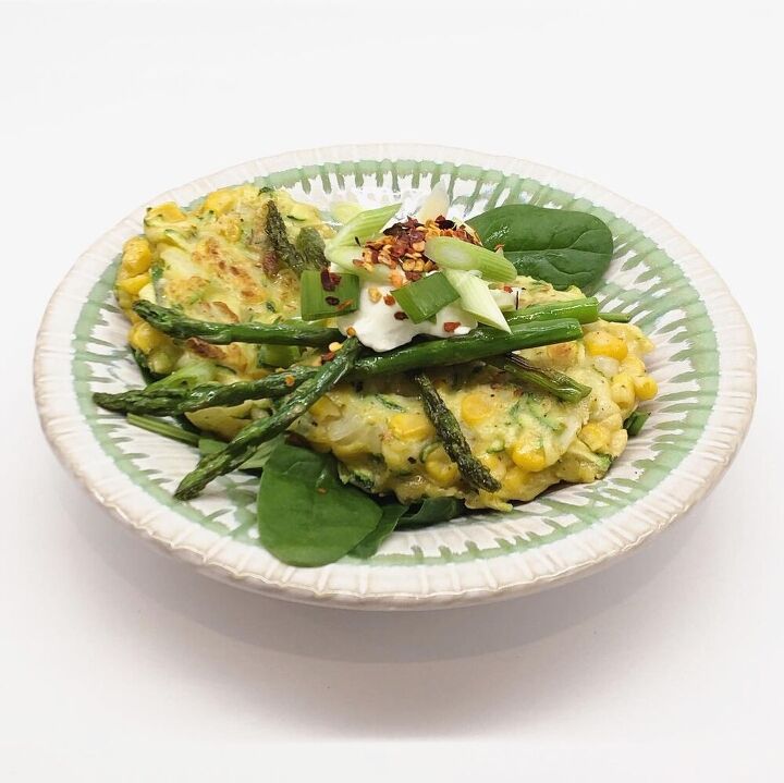 courgette and corn fritters