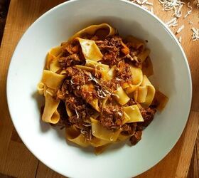 Slow Cooked Ox Cheef Ragu With Papparadelle