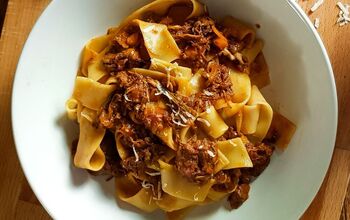 Slow Cooked Ox Cheef Ragu With Papparadelle