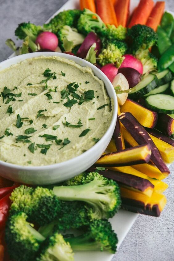 vegan french onion dip with crudit s