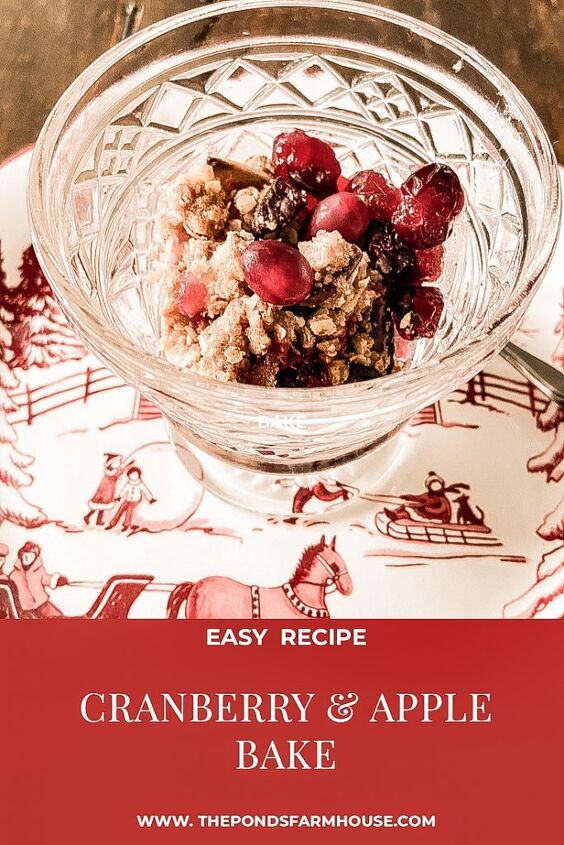 easy cranberry apple bake recipe