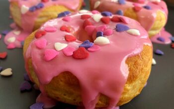 Air Fryer Valentine's Day Donuts