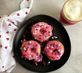 air fryer valentine s day donuts