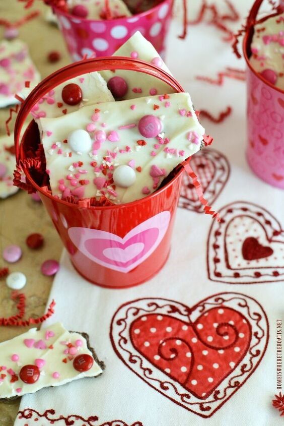 s 10 valentine s day treats that will win over anyone s heart, Valentine s Day Bark