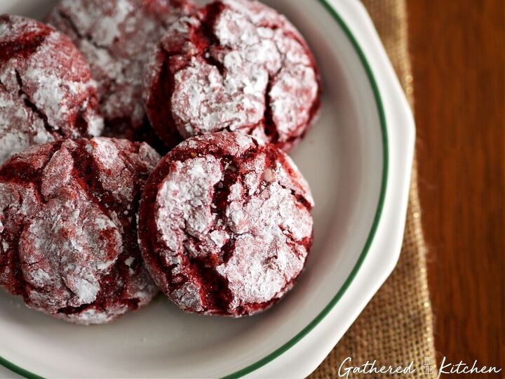 10 best cookies for a cookie cutter christmas, Red Velvet Christmas Cookie Crinkle Cookies