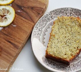 lemon poppy seed bread with sugar glaze