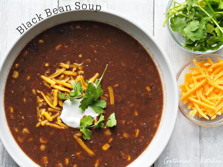black bean soup