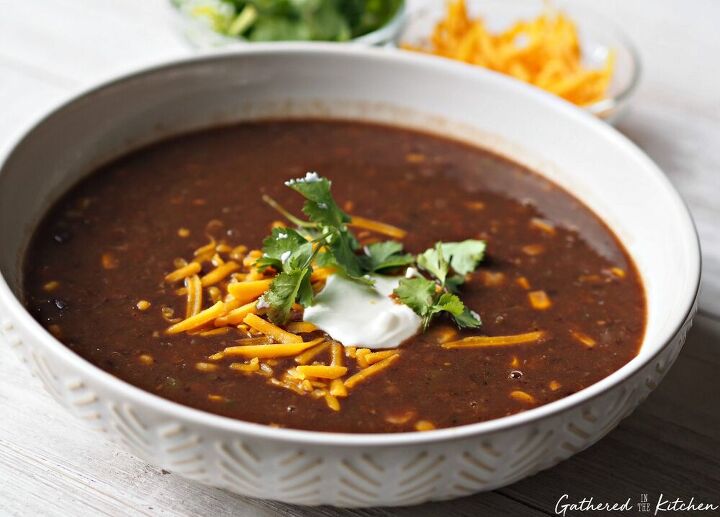 black bean soup