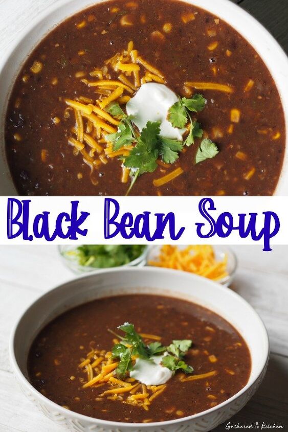black bean soup