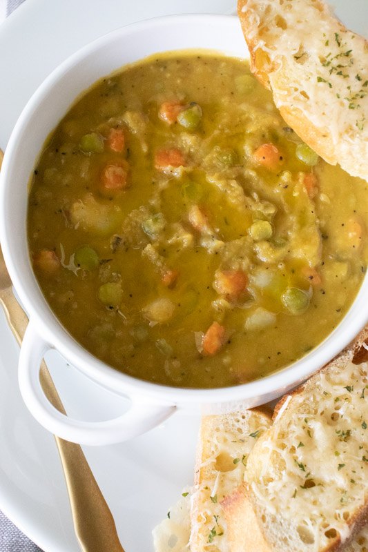 s 10 tasty recipes you can make with less than 10 ingredients, Split Pea Soup