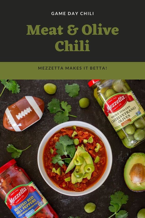 game day meat olive chili