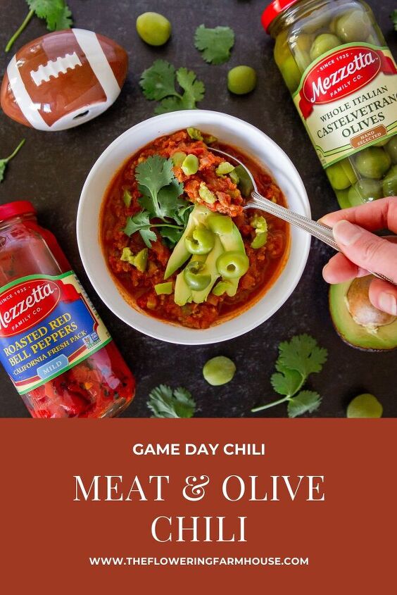 game day meat olive chili