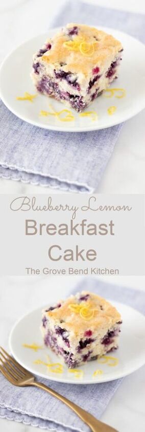 blueberry lemon breakfast cake