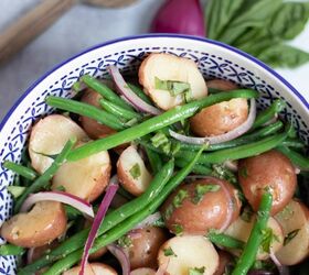 Warm Green Beans and Red Potatoes With Basil Vinaigrette