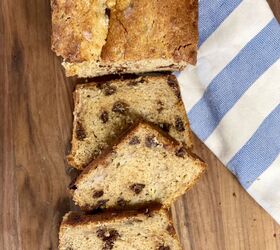 Peanut Butter Banana Bread With Chocolate Chips