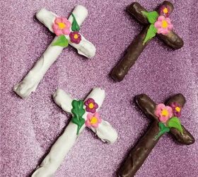 chocolate covered cross pretzels