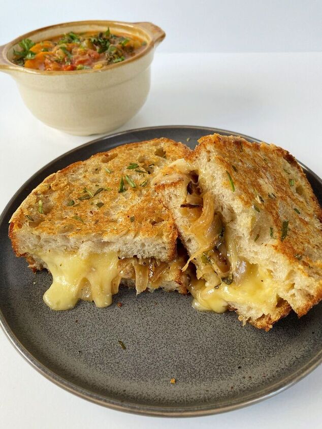 rosemary gouda grilled cheese