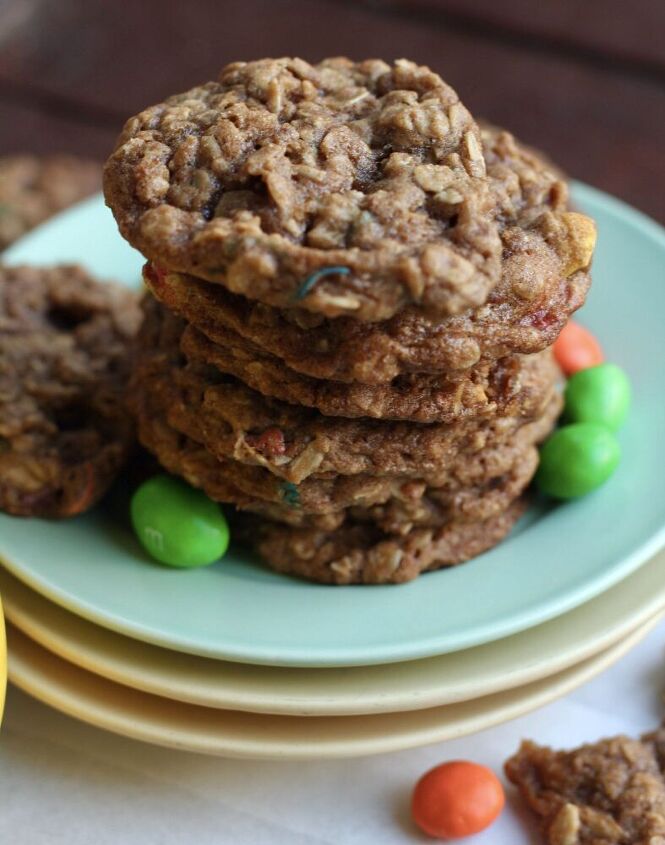 chewy oatmeal m m cookies