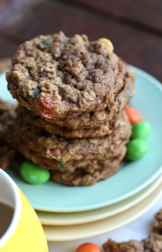 chewy oatmeal m m cookies